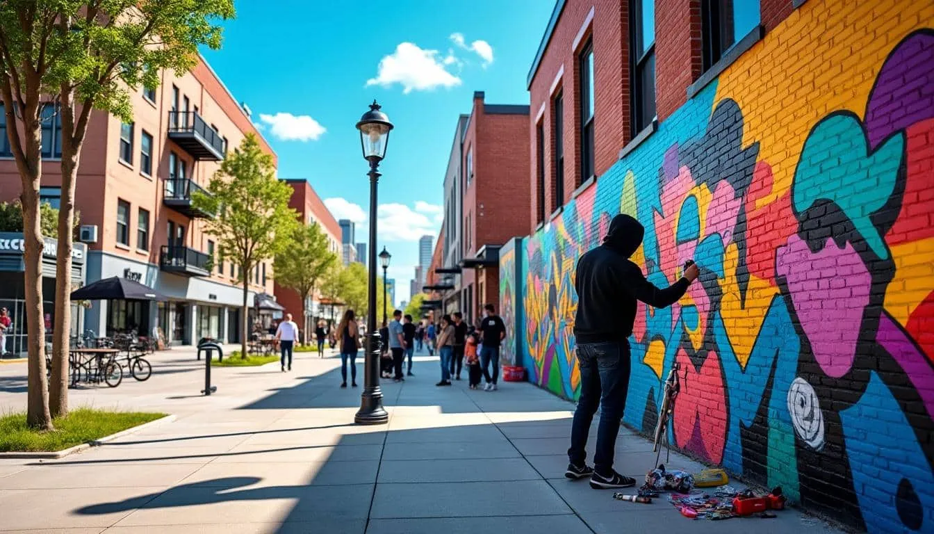 découvrez les lieux emblématiques de l'art urbain à explorer près de chez vous : fresques, graffitis et initiatives artistiques locales vous attendent pour une balade haute en couleurs.