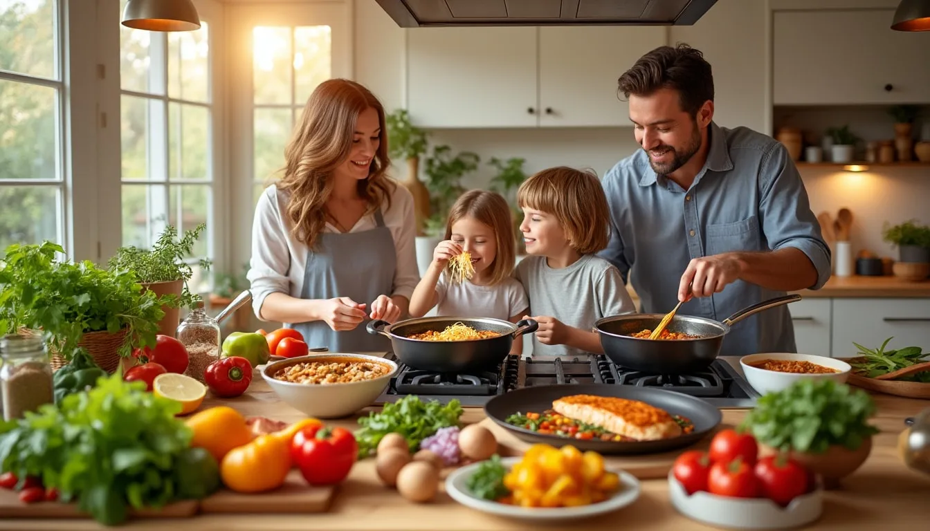 découvrez 10 idées de recettes express pour régaler toute la famille en un rien de temps ! des plats simples et savoureux qui plairont à tous, même aux plus difficiles. simplifiez vos repas en famille avec ces recettes faciles et rapides à préparer.