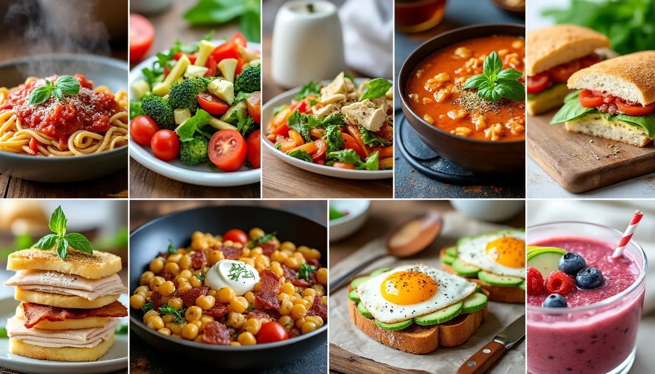 découvrez 10 idées de recettes express faciles et rapides à préparer pour les repas du quotidien. idéales pour les personnes pressées, ces recettes savoureuses vous permettront de réaliser des plats délicieux en un rien de temps. parfait pour les diners de dernière minute !