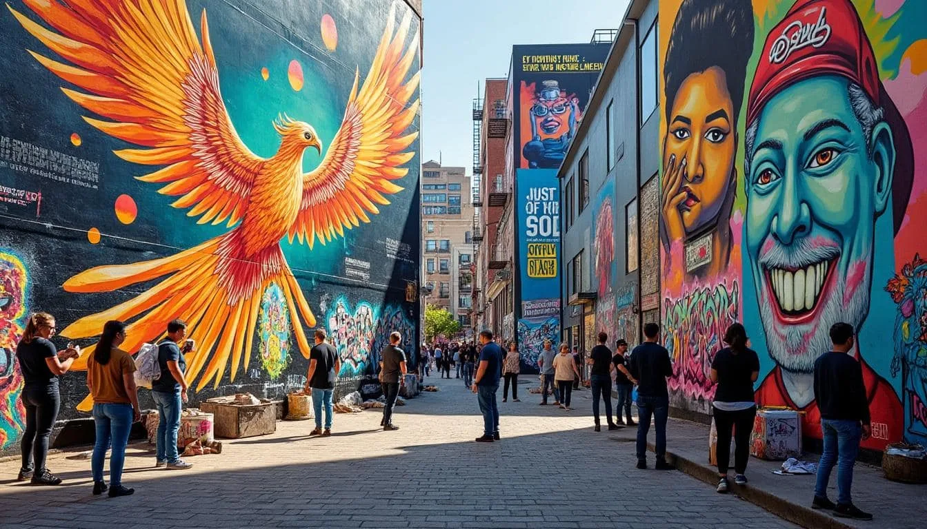 découvrez les œuvres majeures et les artistes emblématiques de l'art urbain à travers une sélection inspirante qui éveillera votre créativité et votre passion pour le street art.