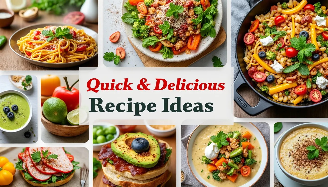 découvrez 10 idées de recettes express qui vous permettront de préparer des plats savoureux en un temps record. idéales pour les soirées chargées, ces astuces culinaires transformeront vos repas en un clin d'œil!