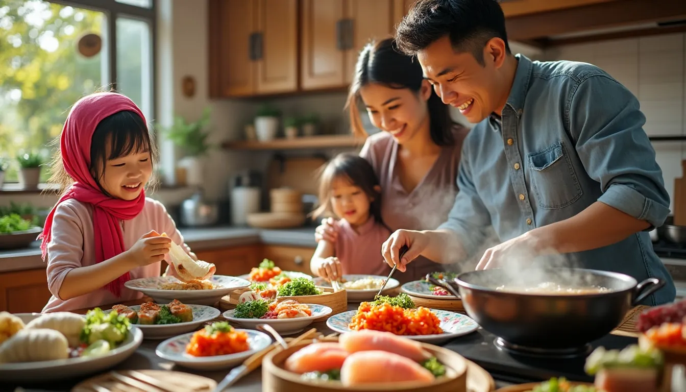 découvrez les meilleures recettes de la cuisine asiatique à préparer en famille. éveillez vos papilles avec des plats savoureux et faciles à réaliser, parfaits pour partager des moments conviviaux autour de la table.