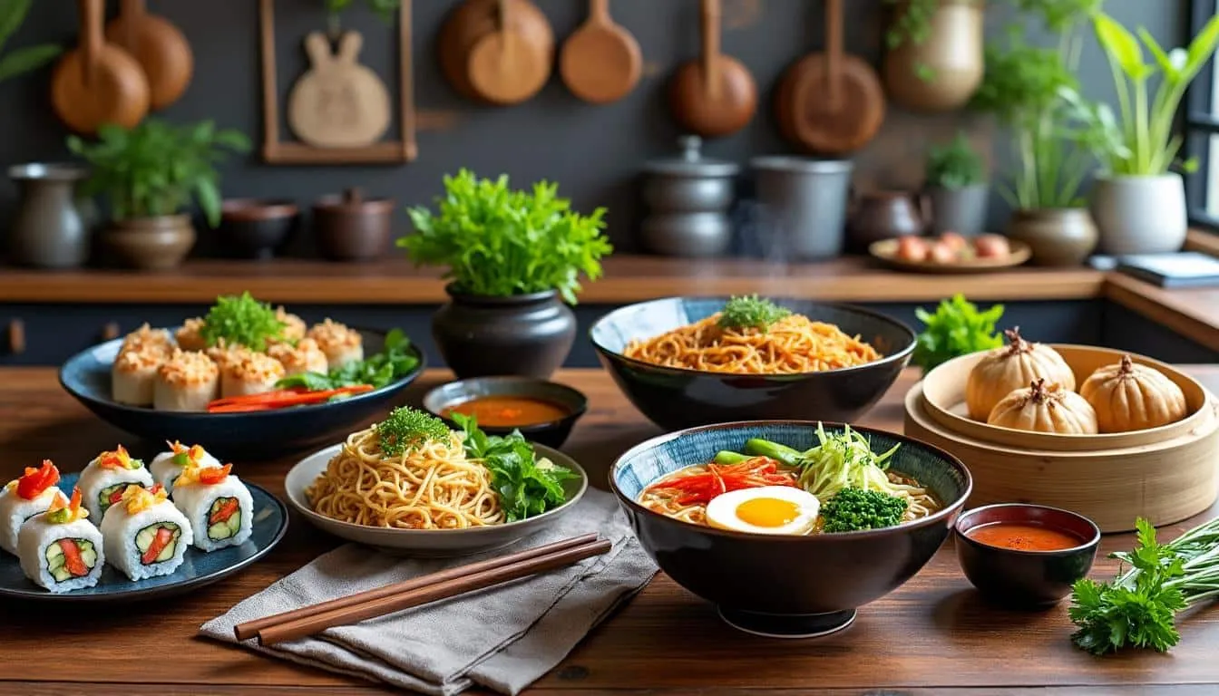 découvrez les meilleures recettes de la cuisine asiatique parfaites pour les débutants ! explorez des plats savoureux et faciles à réaliser qui vous plongeront dans les saveurs envoûtantes de l'asie. transformez votre cuisine avec des conseils pratiques et des ingrédients accessibles.