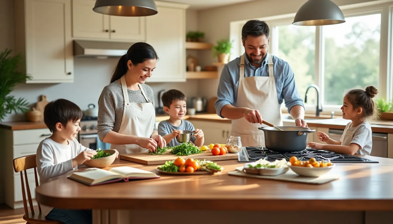 découvrez l'univers des recettes express en famille, des plats simples et rapides à préparer qui rassemblent petits et grands autour de la table. simplifiez vos repas tout en favorisant le partage et la convivialité avec des idées culinaires adaptées à tous les goûts.