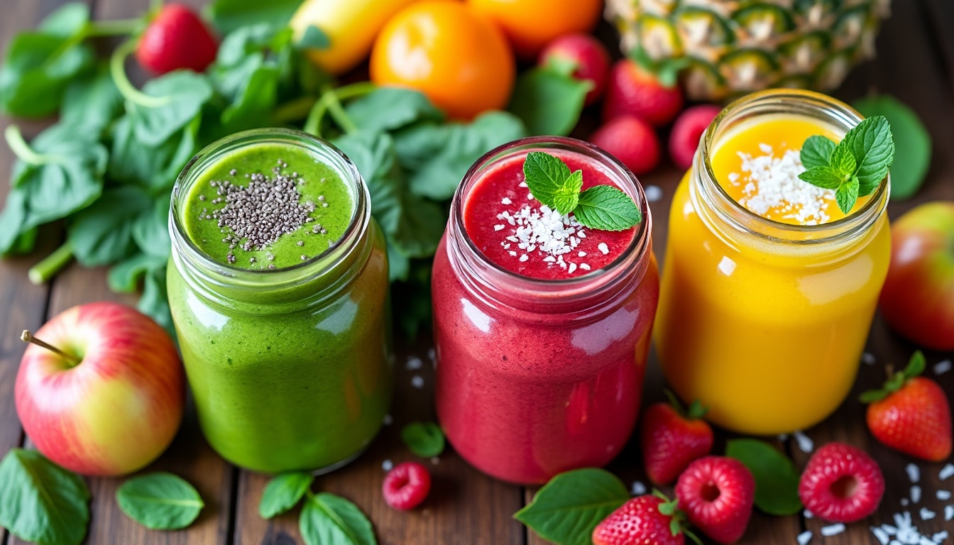 découvrez les nombreux avantages des smoothies santé préparés avec peu d'ingrédients. faciles à réaliser, nutritifs et savoureux, ces boissons sont idéales pour booster votre énergie et améliorer votre bien-être. idéals pour une alimentation saine, apprenez comment maximiser les bienfaits des fruits et légumes tout en simplifiant votre cuisine.