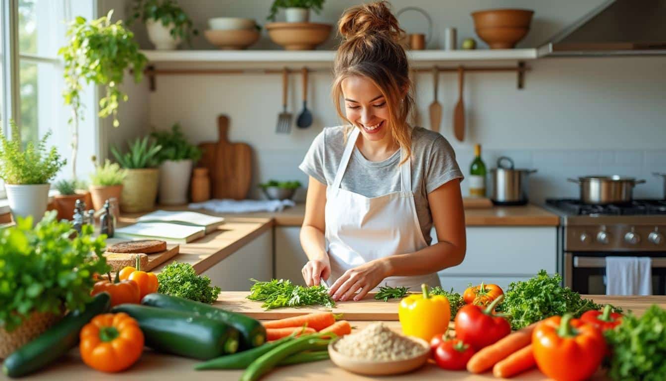 découvrez notre guide complet pour préparer des plats végétariens délicieux et simples, spécialement conçu pour les débutants. apprenez des recettes faciles et des astuces pratiques pour explorer la cuisine végétarienne et égayer vos repas.