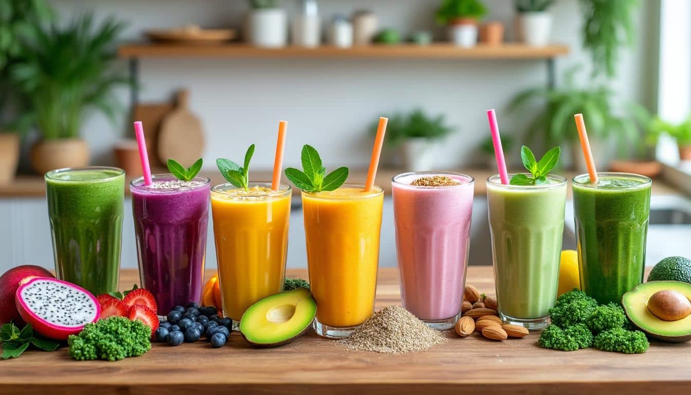 découvrez notre sélection de 10 idées innovantes de smoothies santé qui feront sensation en 2025. des recettes délicieuses et nutritives pour booster votre bien-être tout en suivant les dernières tendances alimentaires. savourez des mélanges surprenants qui allient saveurs, fraîcheur et bienfaits pour votre santé!