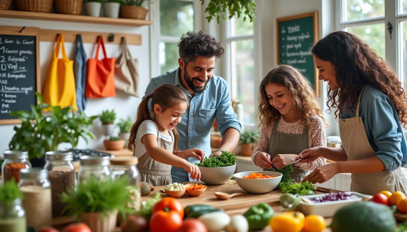découvrez notre guide ultime pour la cuisine zéro déchet en famille, rempli de conseils pratiques, de recettes délicieuses et d'astuces éco-responsables. apprenez à réduire vos déchets tout en savourant des plats sains et savoureux, et impliquez vos enfants dans une approche durable et amusante de la cuisine.